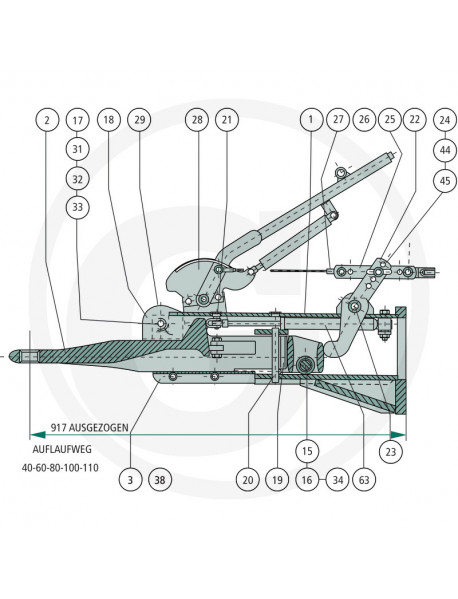 A.D.R Ložiskový čap 120 mm